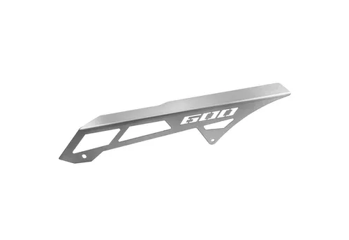 ZIEGER Kettenschutz für Honda CB 600 F Hornet (2007-2013) - Logo Silber - Hochwertiger Kettenschutz von ZIEGER für Honda CB 600 F Hornet. Robuste Edelstahlkonstruktion, einfache Montage und perfekte Passform bieten optimalen Schutz und stilvolle Optik.