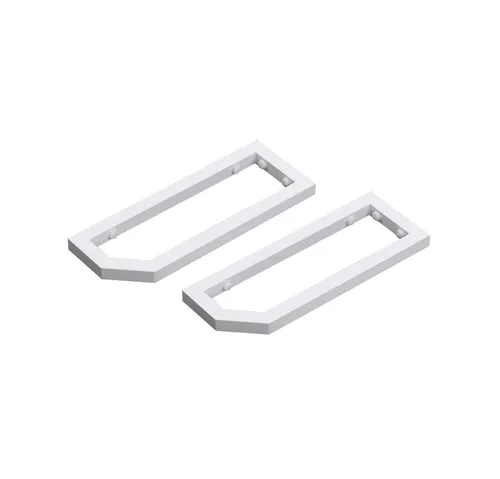 doporro Wandregalhalter aus rostfreiem Edelstahl, 2-tlg. - Wandkonsolen für Badezimmer, elegante und stabile Halterung für Aufsatzwaschbecken mit zusätzlicher Handtuchhalterfunktion.