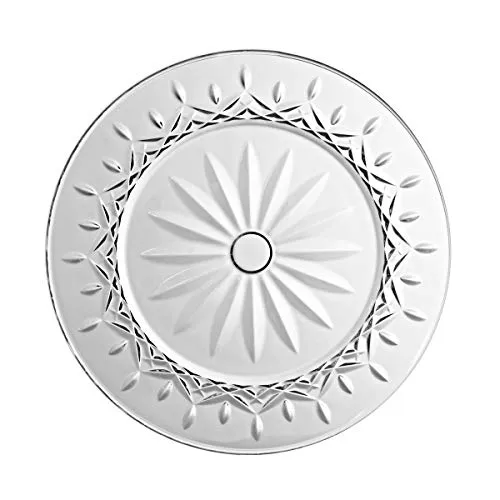 Glasteller Platzteller Tafelservice Geschirr Bleikristall klar D 26,5 cm