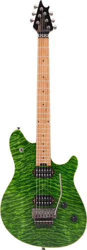 EVH Wolfgang® Standard QM, Baked Maple Fingerboard, Transparent Green