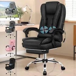 Bürostuhl Gaming Stuhl Computerstuhl Exavior Schwarz 2 Punkt Massage