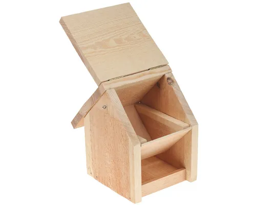 matches21 HOME & HOBBY Futterhaus Vogel Futtersilo Bausatz 10 J Holzbaukasten