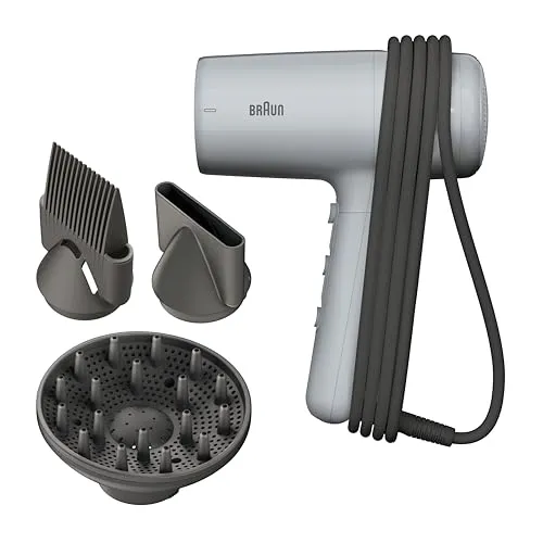 Braun Haartrockner HD2.35 – Leistungsstarker Haartrockner mit Diffusor und Stylingdüse