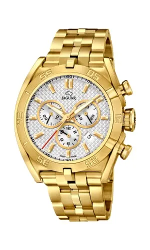 JAGUAR Analog J853/1 Uhr für Herren - Elegante Armbanduhr J853/1 mit 15mm Kalender für Tag und Datum, verstellbares Armband für optimalen Tragekomfort.