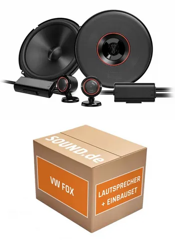 JUST SOUND best choice for caraudio Lautsprecher Boxen vorne JBL Club3 64CTP für VW Fox 5Z 210W Auto-Lautsprecher (70 W, 16 cm)