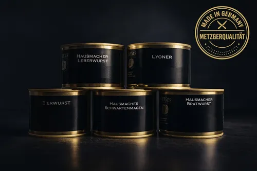 Wurstdosen Set – 5 Sorten à 400g  Konserven | lange Haltbarkeit - ab 14,45€/kg