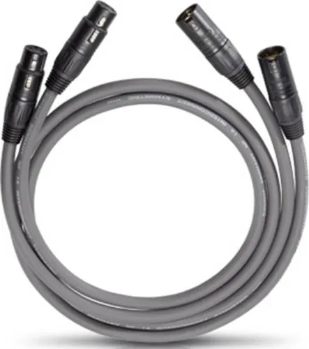 Oehlbach NF 14 Master X XLR Verbindungskabel 0.75m - HiFi-Kabel für perfekte Signalübertragung mit 24 Karat vergoldeten Kontakten und hochwertigem Innenleiter aus sauerstofffreiem Kupfer. Ideal für HiFi- und Home-Cinema-Anlagen.