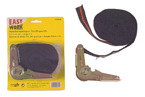 Ratschenspanngurt 25 mm x 5 m