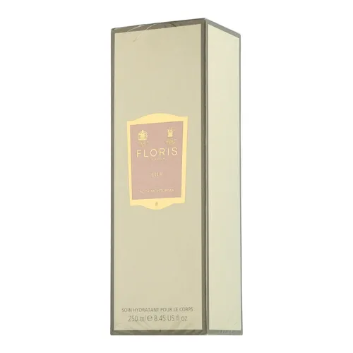 Floris Lily Body Moisturiser 250 ml - Hochwertige Feuchtigkeitscreme für Damen, sorgt für geschmeidige Haut und hinterlässt einen zarten Duft von Lily.