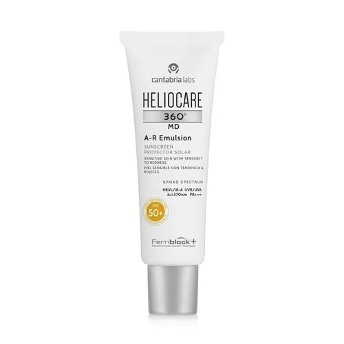 HELIOCARE 360° A-R Emulsion SPF 50+ - Hochwertige Sonnencreme mit breitem Spektrum für optimalen Schutz. Ideal für empfindliche Haut, bietet sie eine leichte Textur und zieht schnell ein.