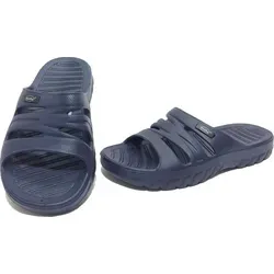 fashy Badepantolette einfarbig blau 47 - Blau - 47