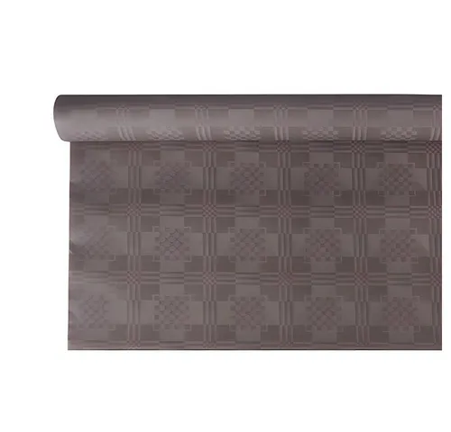 PAPSTAR Tischdecke Papiertischtuch mit Damastprägung 6 m x 1,2 m grau 12 Stk