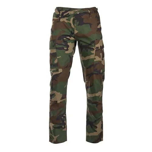 US BDU Hose R/S Slim Fit Woodland - NEU - Wanderhose in Größe XXL, ideal für Camping und Outdoor-Aktivitäten, strapazierfähig und funktional für Militär- und Freizeitgebrauch.