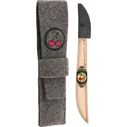 KIRSCHEN Schnitzmesser in Filztasche