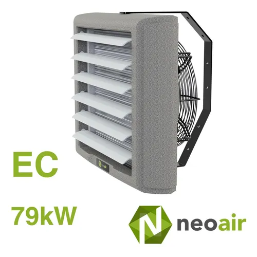 NeoAir EVO70 EC Warmwasser Lufterhitzer 79kW 230V IP54 mit Konsole