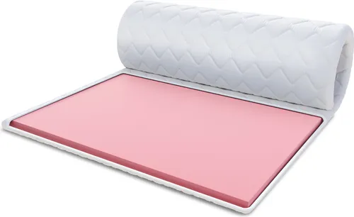 FDM Topper, Weiß, 80x200 cm, Viskoelastischer Kern - Matratzenauflage mit thermoplastischem Visco-Schaum für optimalen Schlafkomfort. Passt sich perfekt an Körperformen an und unterstützt Hüfte und Nacken.