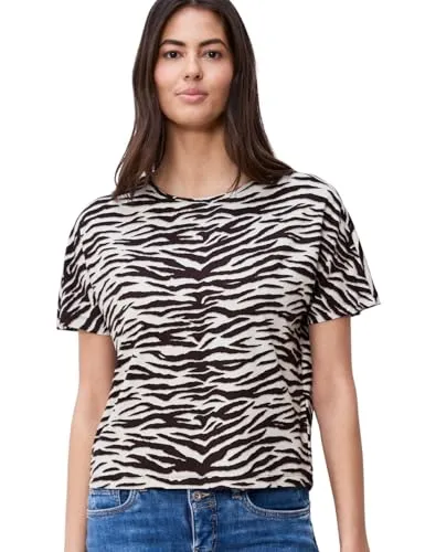 STREET ONE T-Shirt mit Zebra Print