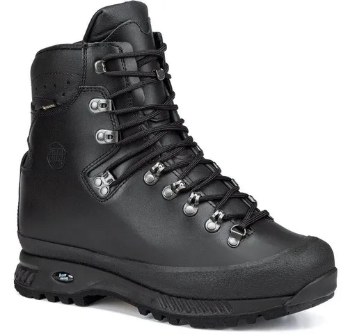 Hanwag Alaska GTX Schwarz (8,5 (42,5)) - Robuste Wanderschuhe - Wanderschuhe mit Gore-Tex-Membran für wasserdichten Schutz und optimalen Tragekomfort auf langen Wanderungen.