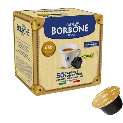 CAFFÈ BORBONE DOLCE RE - MISCELA ORO - Box 50 DOLCE GUSTO KOMPATIBLE KAPSELN