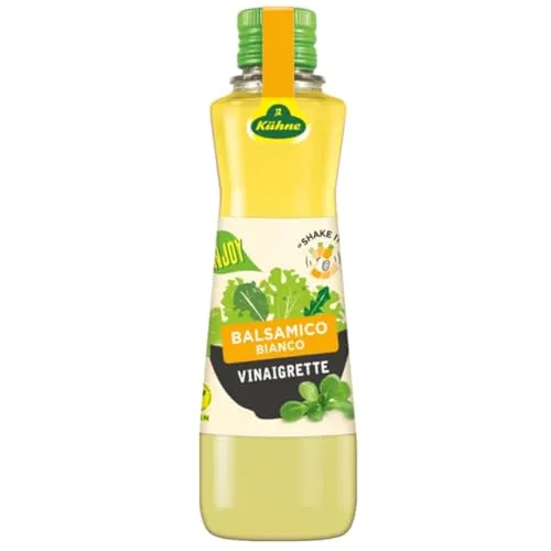 Kühne Enjoy Balsamico Bianco Vinaigre - Erlesener Balsamico-Essig mit 21% Condimento, perfekt zum Verfeinern von Salaten und Gerichten. Genießen Sie den frischen, fruchtigen Geschmack in Ihrer Küche!