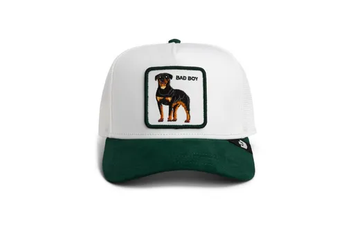 GOORIN Bros. Suede Bad Boy Trucker Cap - Klassische Trucker Cap mit Hundemotiv, aus hochwertigem Suede und pflegeleichtem Materialmix. Ideal für stilvolle Auftritte und perfekten Tragekomfort.