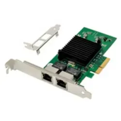 MicroConnect Network Card PCIe x1 Intel 82576 Dual-RJ45