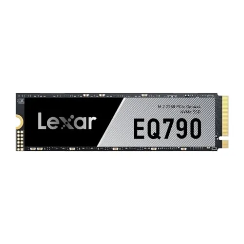 Lexar EQ790 2TB SSD M.2 2280 PCIe Gen4x4 NVMe 1.4, Interne SSD, 7000 MB/s Lesen, 5000 MB/s Schreiben für Intensive Workloads, PS5 & PC Gaming, Leistungsstarkes internes Solid State Laufwerk
