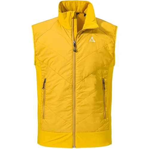 Schöffel Hybrid Vt Style Blaueis MNS Herren Weste (Gelb, Größe 48) - Kunstfaserwesten, leichte und atmungsaktive Isolationsweste, wind- und wasserabweisend, ideal für Outdoor-Aktivitäten und hervorragende Bewegungsfreiheit.