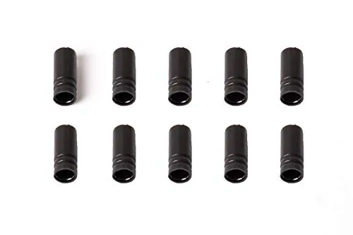 Stück Shimano Fahrrad Außenhülle Schaltzug Endkappe Schaltzughülle 4mm schwarz 10