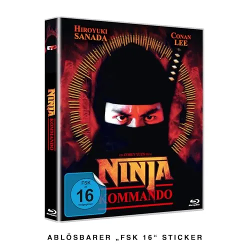 NINJA KOMMANDO - Lim. Scanavo - COVER A [Blu-ray] - Actionfilm auf Blu-ray, limitiertes Cover A, perfekt für Sammler und Fans von spannenden Ninja-Abenteuern.
