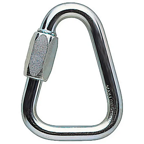 Petzl Delta dreieckiger Schließring Karabiner weiss Größe 10MM Alpinklettern | Sportklettern