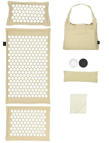 LifeGoods ECO Akupressurmatte Mit Kissen