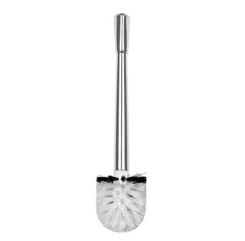 Spirella Edelstahl WC Schwarz-Ersatz Toilettenbürste-Klobürste-Bürste-Ersatztoilettenbürste-Ersatzbürste für die Serien Etna, Kunststoff, White, Unique