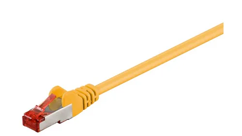 CAT 6 Kabel łączący, S/FTP (PiMF), Żółty
