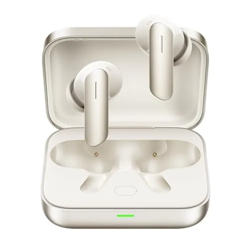 realme Buds Air7 RMA2408 Ivory Gold EU - Kabellose Kopfhörer mit aktivem Noise Cancelling, ideal für ungestörtes Musikvergnügen und ein modernes Design in Ivory Gold.