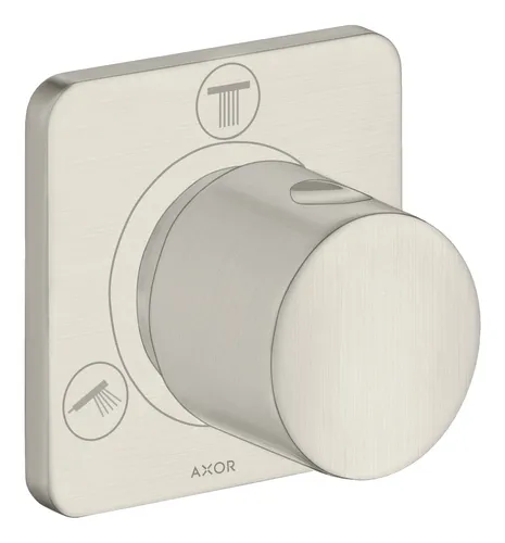 Axor Citterio M Ab- und Umstellventil Trio/Quattro Unterputz - Edelstahl Optic - Wannen- & Duscharmaturen, hochwertiges Design in Edelstahl Optic für elegante Badezimmergestaltung.