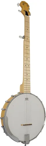 Ashbury AB-25 5-Saiten Openback Banjo, Ahorn-Korpus, Messing-Tonring
