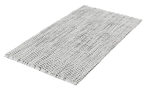 Kleine Wolke Badematte Sway, 70x120 cm in silber von Kleine Wolke
