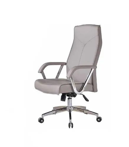 Luxus Bürostuhl Beige – Moderner Chefsessel für Büro und Wohnzimmer - Hochwertiger Bürostuhl in Beige, aus Kunstleder mit Edelstahlgestell. Ideal für komfortables Sitzen im Arbeitszimmer oder Wohnzimmer. Maße: 63 x 51 x 72 cm, Sitzhöhe: 42 cm, 2 Jahre Herstellergarantie.