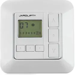 Jarolift Funk-Wandsender TDRC 08W – 8-Kanal Funksteuerung für Rollläden & Markisen - Steuere bis zu 8 JAROLIFT® Funkmotoren komfortabel mit dem TDRC 08W. Edles Design, einfache Integration in gängige Schalterprogramme und mobile Nutzung dank Magnetmodul.