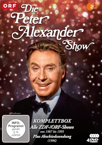 Die Peter Alexander Show - Komplettbox DVD - Komplette DVD-Box der beliebten Show, ideal für Fans von Peter Alexander und nostalgische Filmabende.