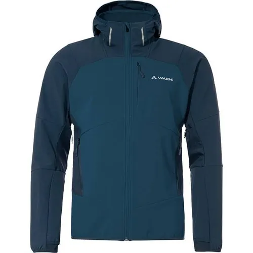 VAUDE Men's Larice Jacket V Baltic Sea L - Wanderjacke, klimaneutral und umweltfreundlich, winddicht mit praktischen Reißverschlusstaschen für optimalen Komfort beim Wandern.
