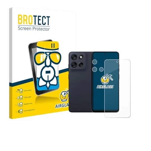 BROTECT Schutzglas für Motorola Moto G56 (Display+Kamera) Schutzfolie Panzer Folie Glas Displayschutz Made in Germany [ 9H, Anti-Fingerprint]