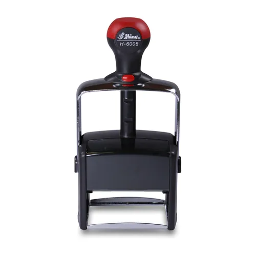 Personalisierbarer Stempel mit eigenem Text oder Logo, Shiny H-6008, 68 x 47 mm