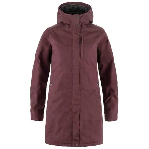Fjällräven Kiruna Padded Parka Women Port - Warm und stylisch für die kalte Jahreszeit - Funktionsjacken, idealer Schutz vor Kälte und Wind mit hochwertiger Isolierung für maximalen Komfort.