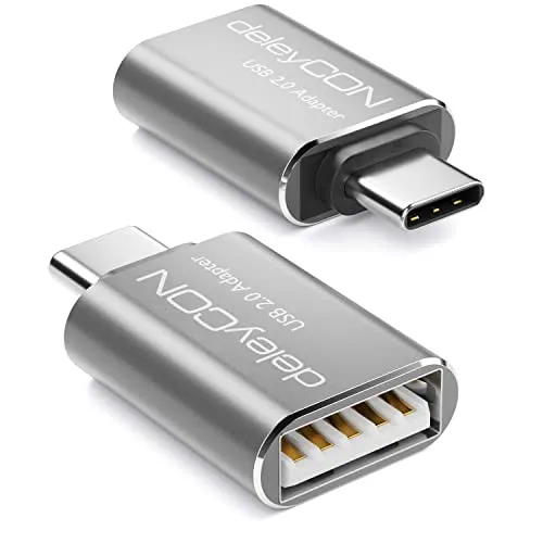 deleyCON Adapter USB C auf USB A von deleyCON