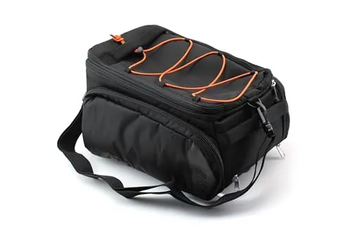 KTM Gep?cktr?ger Tasche Fahrrad Tasche schwarz/orange Racktime 'Snapit'