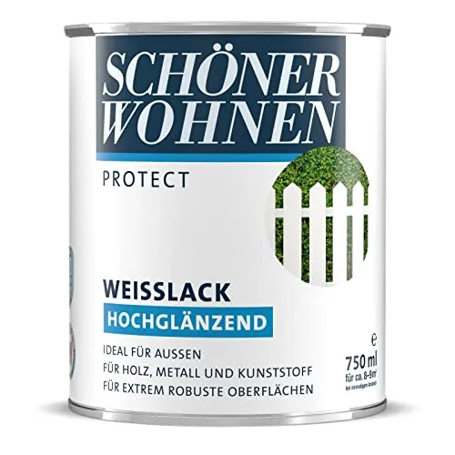 Schöner Wohnen PROTECT Fenster- und Türenlack Reinweiß glänzend 750 ml