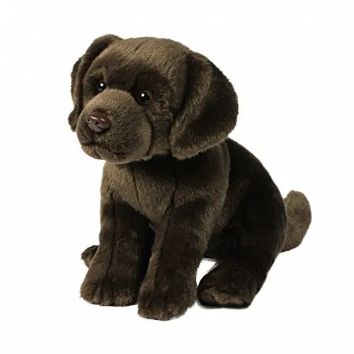 Anna Club Plüschtier Labrador Hund (braun, 26cm) - Kuscheltiere, lebensecht und hochwertig, perfekt zum Kuscheln und Spielen für Groß und Klein.