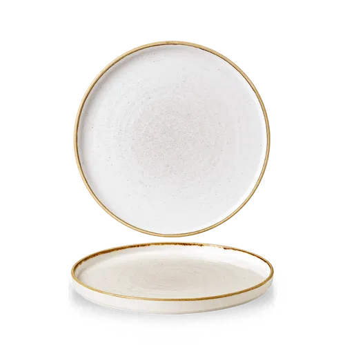 Churchill STONECAST Cheffs Walled Plate Barley White 21 cm in weiß von Churchill